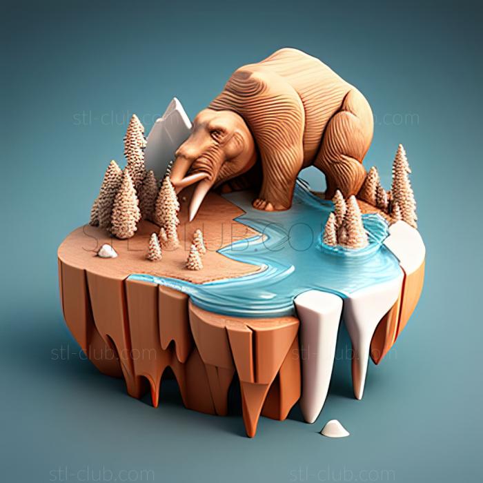 3D model Ice Age 2 Global Warming (STL)